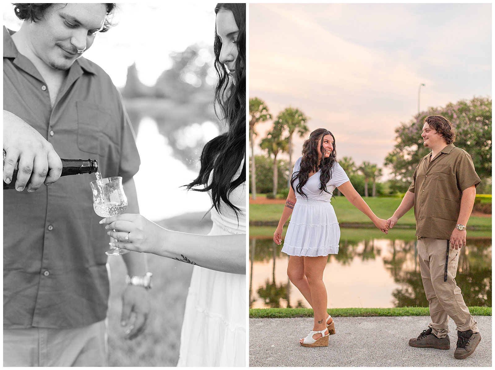 Engagement session at Brandon Parkway