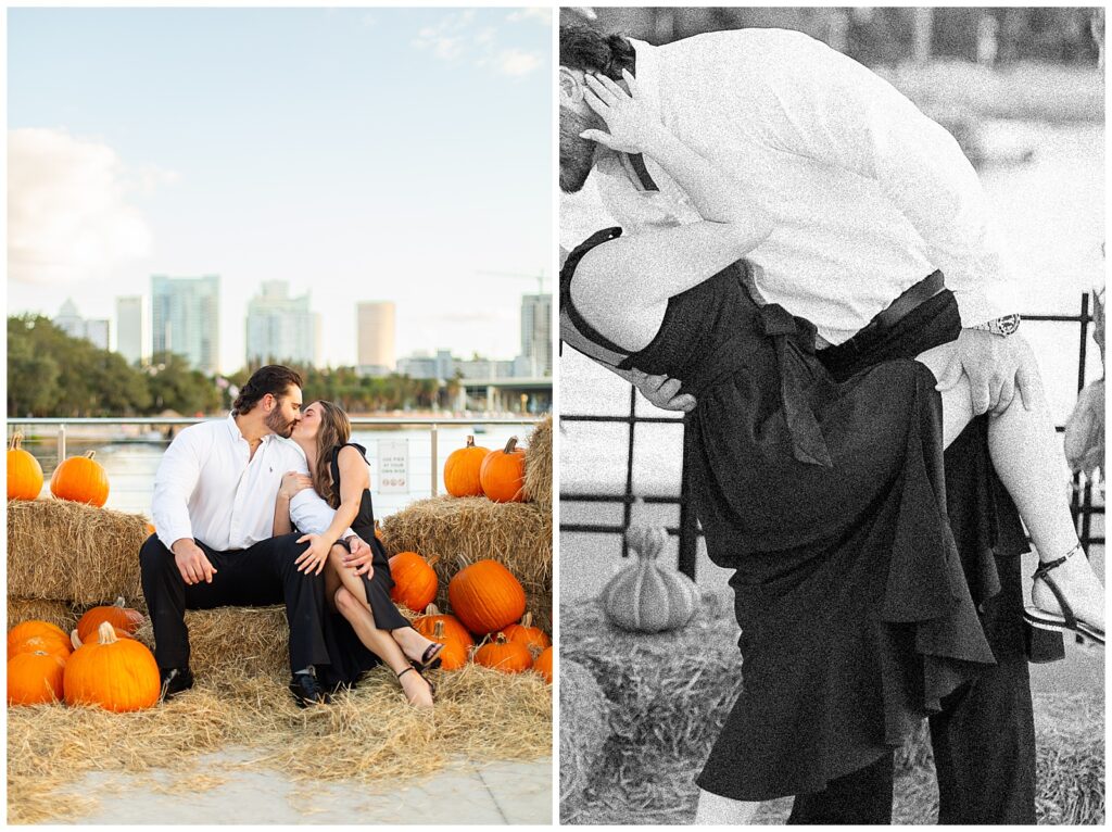 Fall Downtown Tampa Engagement Session