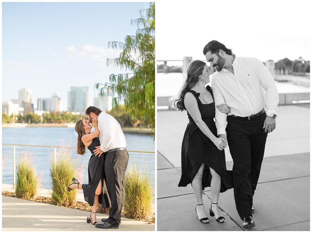 Downtown Tampa Riverwalk Engagement Session